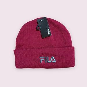 NWT New FILA Red Beanie Streetwear Men’s Women’s